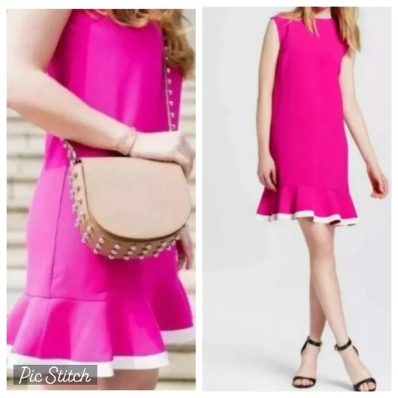 Victoria Beckham for target, fuchsia flutter dress - Picture 6 of 10